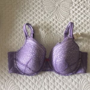 Purple Lace Bra